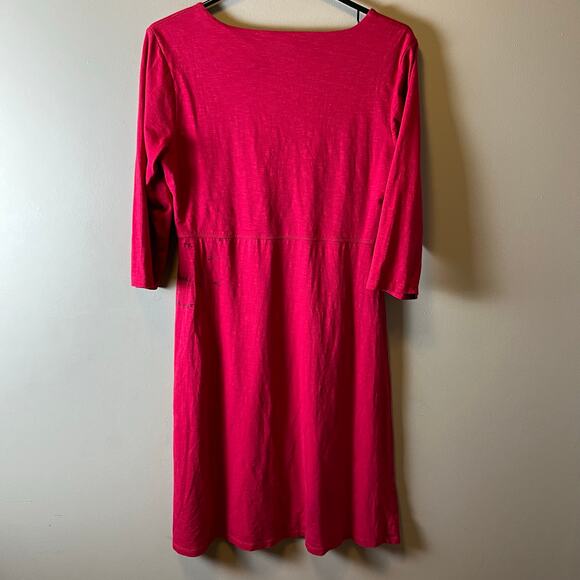 Horny Toad Women's Rosalinda Dress Pink Flower Dandelions‎ Size Medium Gorpcore - Picture 4 of 7